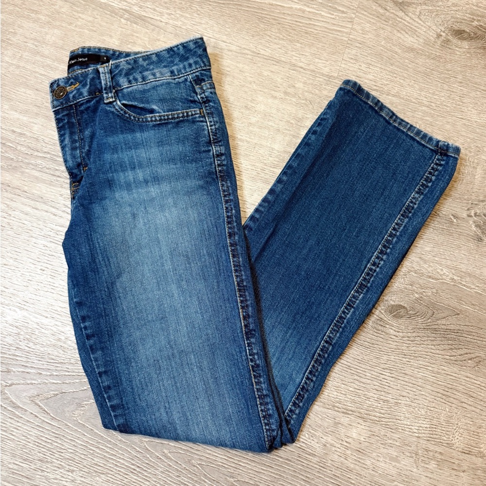 •CALVIN KLEIN• LEAN BOOT JEANS